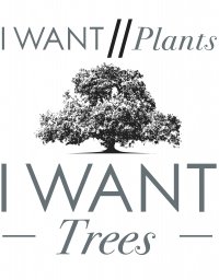 I want plants and i want trees logos