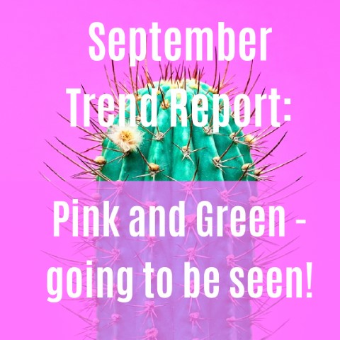 blog post title trend report pink and green