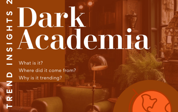example of dark academia interiors trend