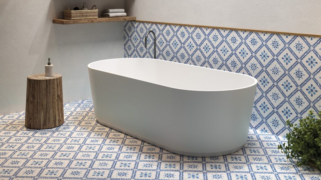 Porcelain Superstore launch Balearic-inspired tile: Mallorca Diamond