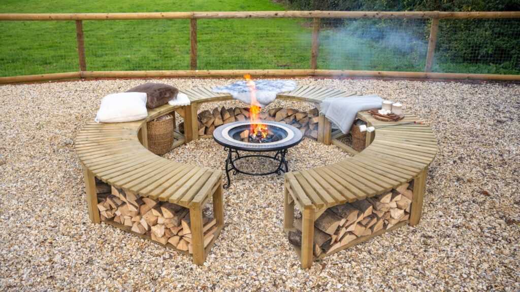Forest Garden’s Curved Benches Bring Style and Warmth to Outdoor Spaces