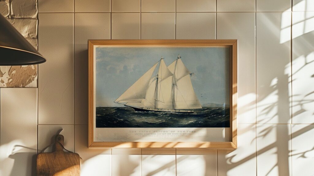 Coastal Folk: Beach House Art’s Eclectic New Wall Art Collection Inspired by Classic Sailing