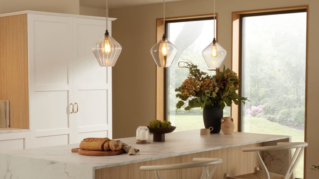 Glow Lighting Highlights Fluted Glass as the Final Layer for Dining Spaces