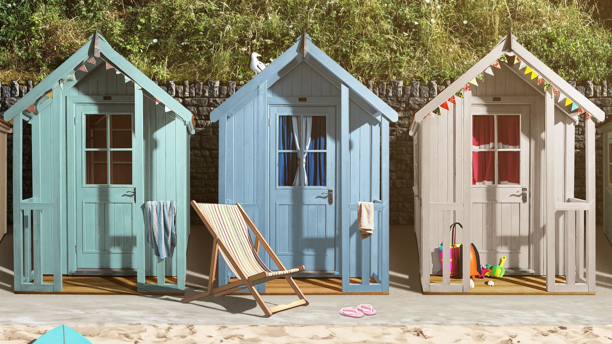 The Posh Shed Company Brings Beach Hut Charm to British Gardens