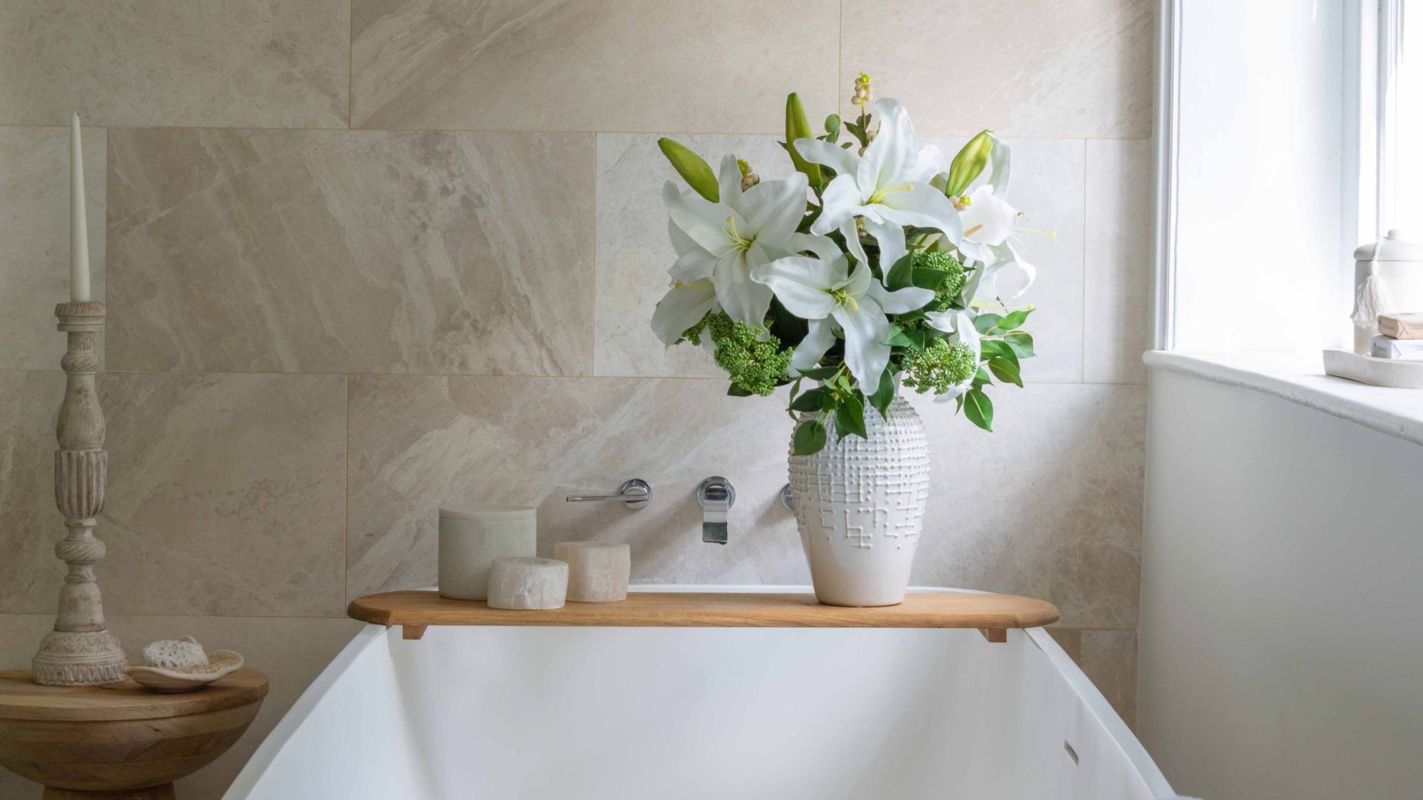 Soft Pinks, Whites and Greens Define The Faux Flower Company’s New Collection