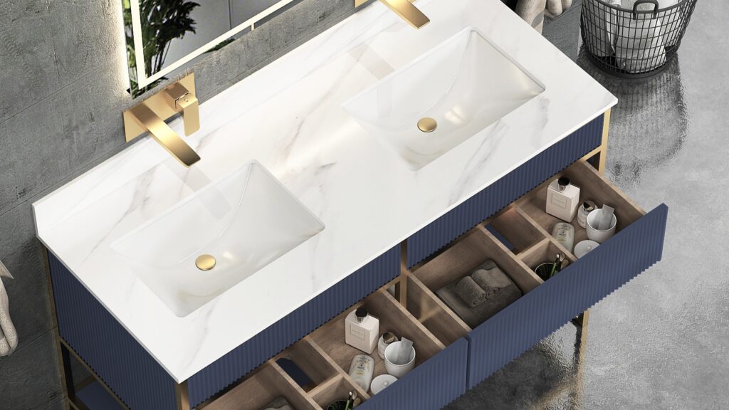 Statement Storage Turns Bathrooms into Spa-Like Sanctuaries