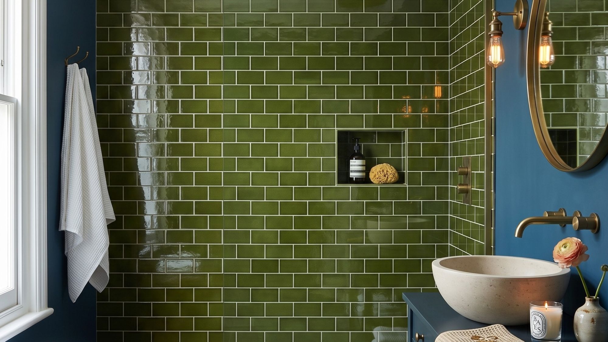 The Dark Bathroom Trend Making Evening Showers Feel More Luxurious